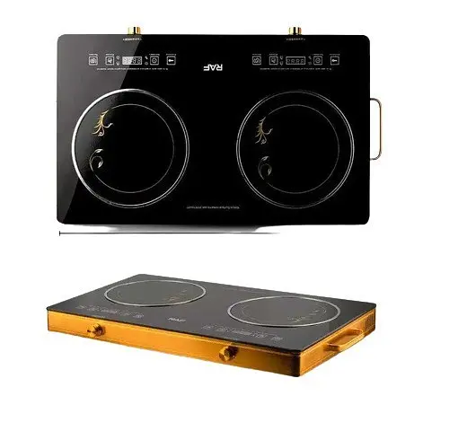 Інфрачервона двоконфоркова плита XPRO RAF 8050, колір: чорний (42692-RAF 8050_2165) - фото 3