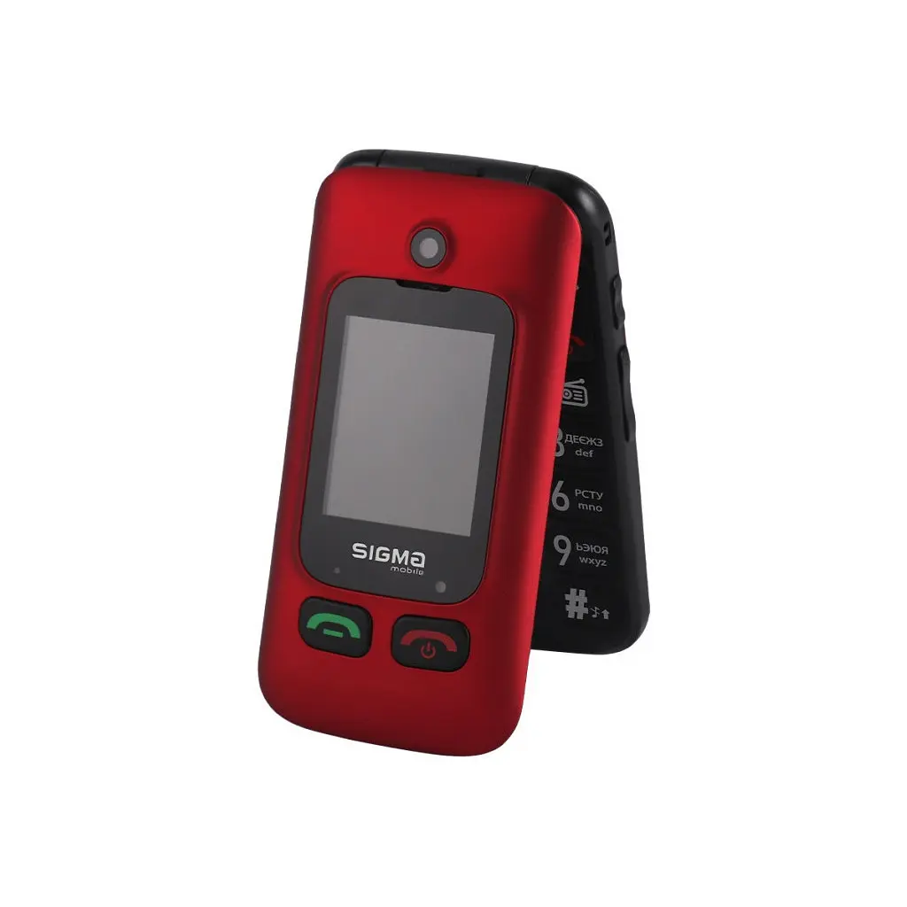 Мобільний телефон Sigma Comfort 50 Shell Duo Type-C Red Black (4827798212516) - фото 3
