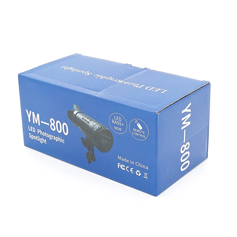 Освітлювач студійний LED YM-800, 3200K-6500K, кольорові фільтри 5 шт. 60ММ, Black, Box - фото 2
