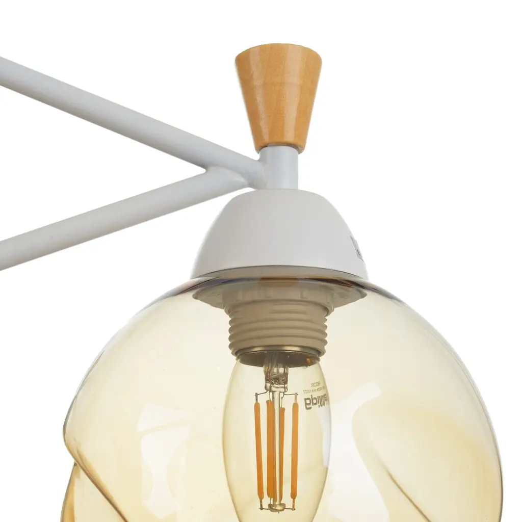 Люстра Brille в спальню E27 60W WH (BL-586S/5) - фото 3