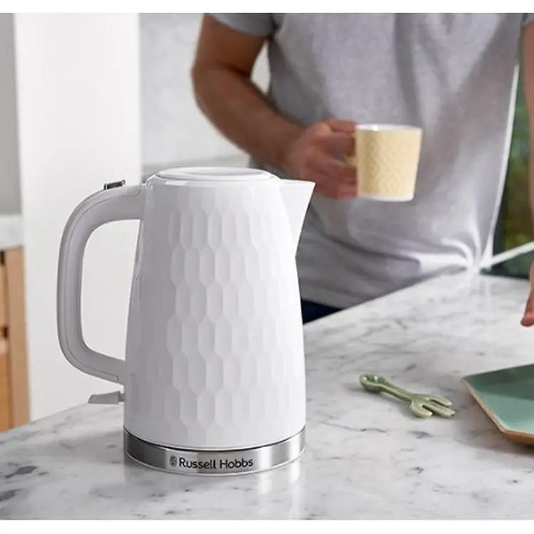 Электрочайник Russell Hobbs Honeycomb 1.7 л белый (26050-70) - фото 7