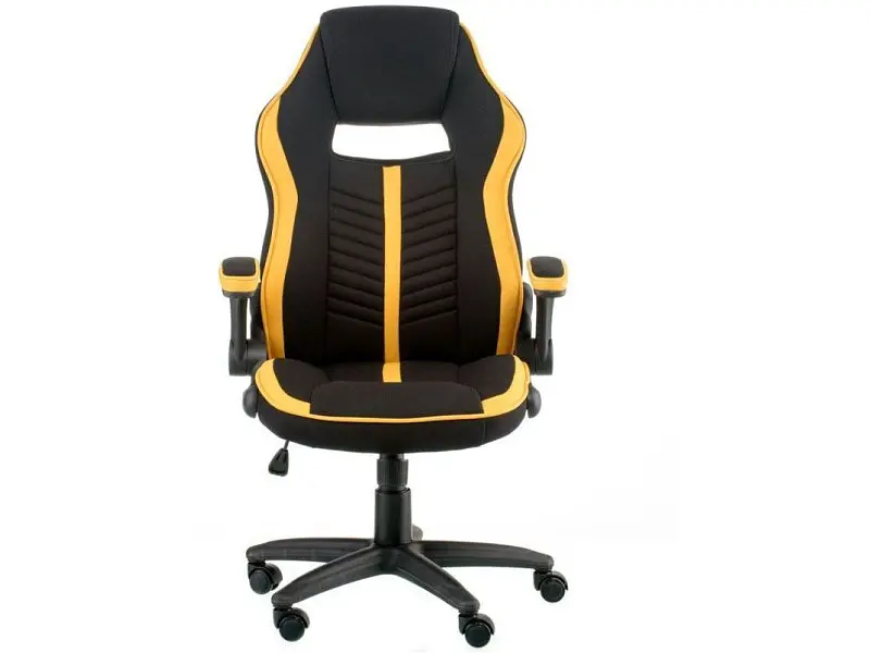 Комп'ютерне крісло для геймера Special4You Prime black/yellow (E5548)