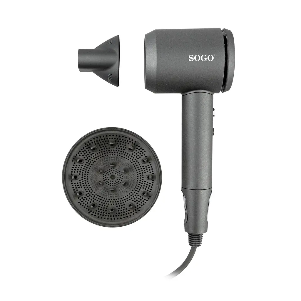 Фен Sogo SS-3235 1800 Вт Графітовий 93616639 - фото 2