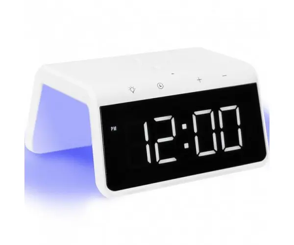 Умные часы настольные Gelius Pro Smart Desktop Clock Time Bridge GP-SDC01 беспроводная зарядка - фото 5