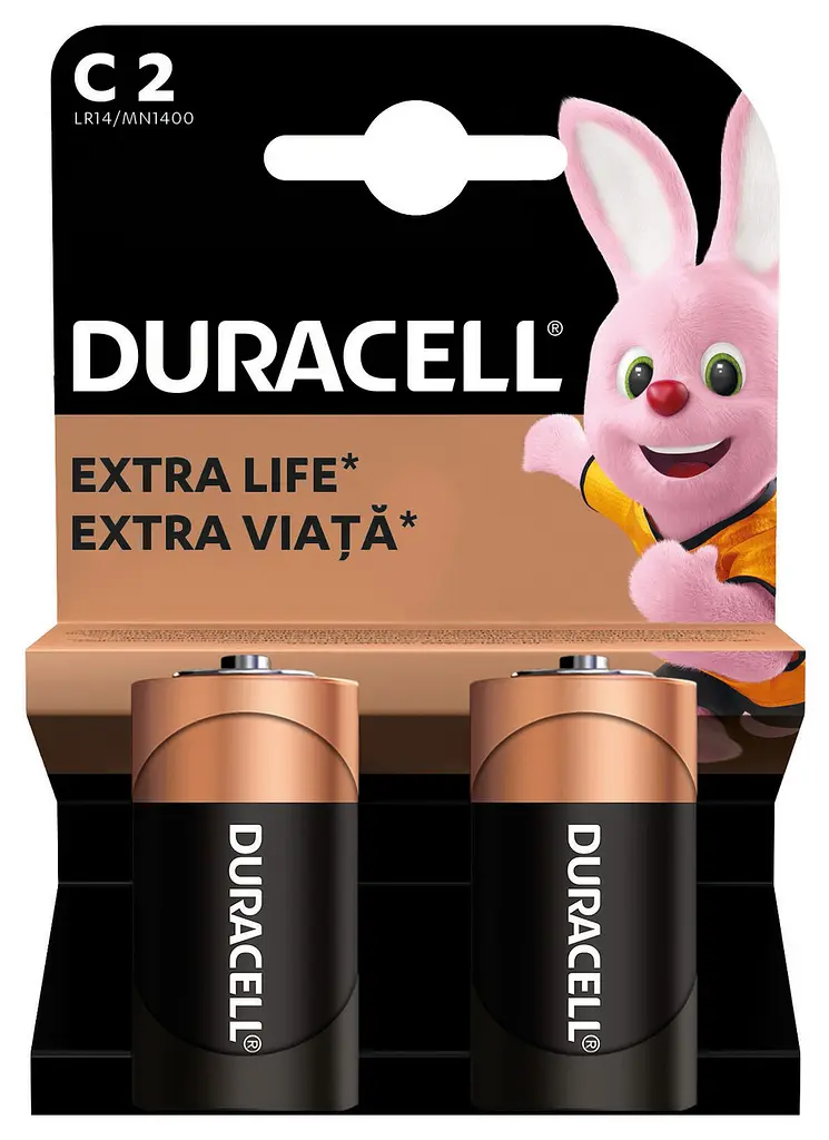 Лужні батарейки Duracell C, 2 шт.
(6409660) - фото 7