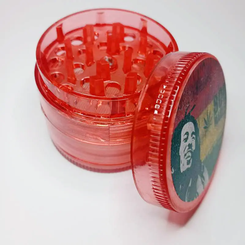 Гриндер для подрібнення тютюну Ashtray HL-176 Bob Marley Red (10850) - фото 2