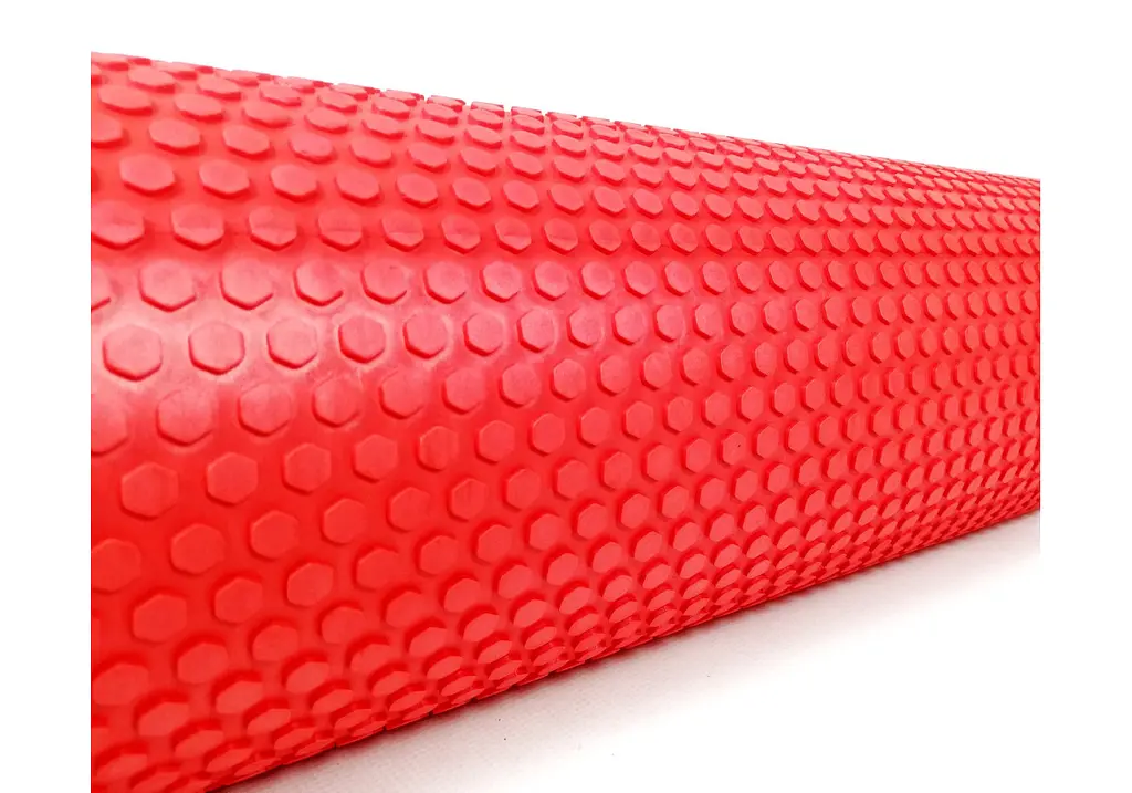 Массажный ролик EasyFit Foam Roller 45 см Красный (EF-2030-R) - фото 2