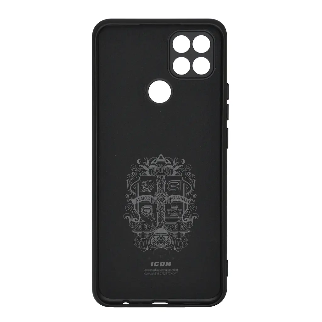 Чехол ArmorStandart ICON для OPPO A15/15S Camera cover Black (ARM58515) - фото 2