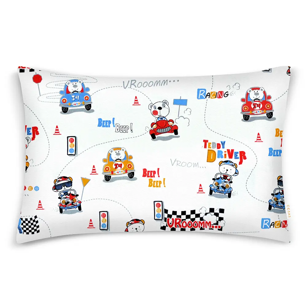 Дитяча постіль Cosas Teddy Driver без простирадла 110х140 см (TeddyDrivepColor_140_2) - фото 3