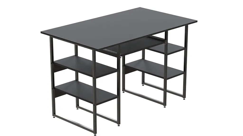 Компьютерный стол Тим 75x120x70 черный ДСП Сосна Кембра 16мм FRD-103974 - фото 5