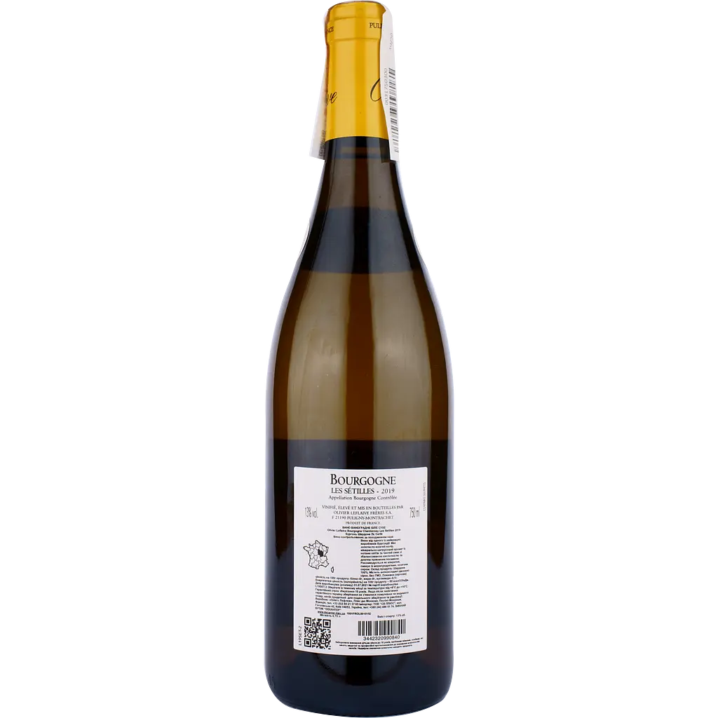 Вино Olivier Leflaive Bourgogne AOC Chardonnay Les Sеtilles, белое, сухое, 0,75 л - фото 2