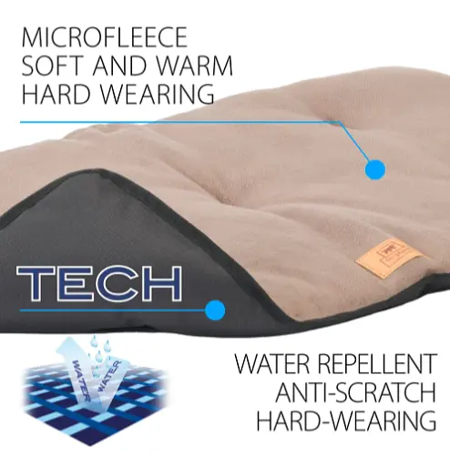 Підстилка для собак та котів Ferplast Jolly Microfleece 85 коричнева 83x50 см 81084317 - фото 5