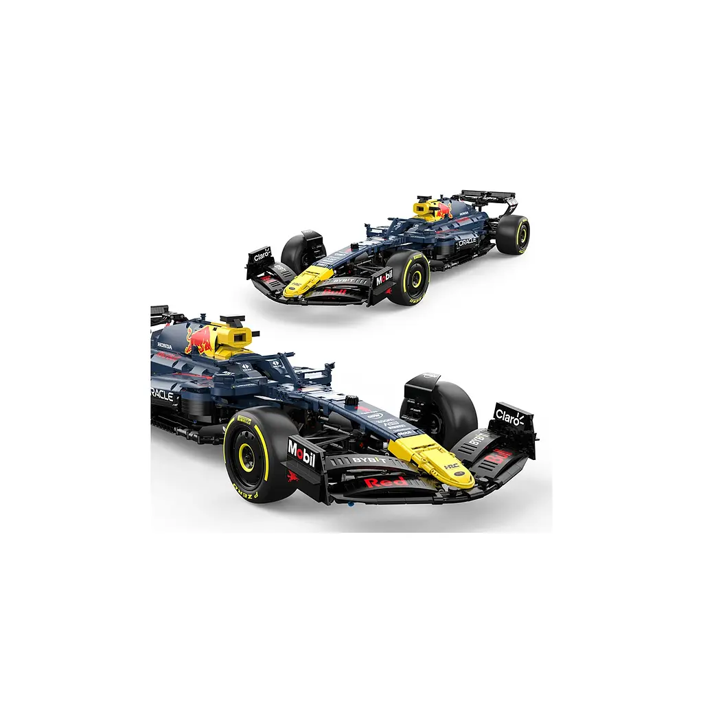 Конструктор Red Bull F1 RB19 1:8 синій RASTAR 2509 шт - фото 2