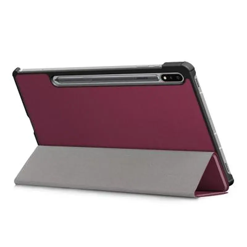 Чохол до планшета BeCover Smart Case Samsung Galaxy Tab S7 (SM-T875)/S8 (SM-X700/SM-X706) Red Wine (705224) - фото 4