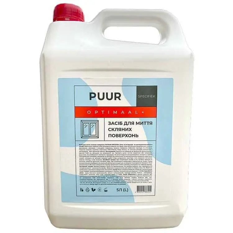 Засiб для миття скла та дзеркал PUUR 5л каністра