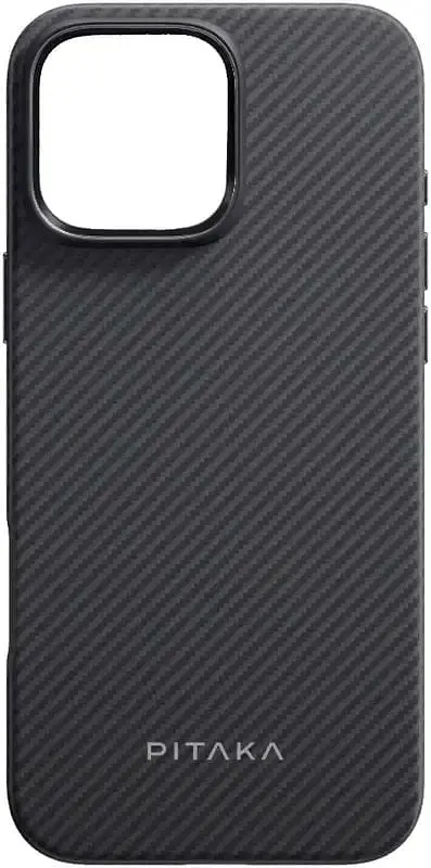 Чохол Pitaka Military-Grade Protective Case для Apple iPhone 16 Pro Max Twill 600D Black/Grey (KI1601PMPA) [126173] - фото 3