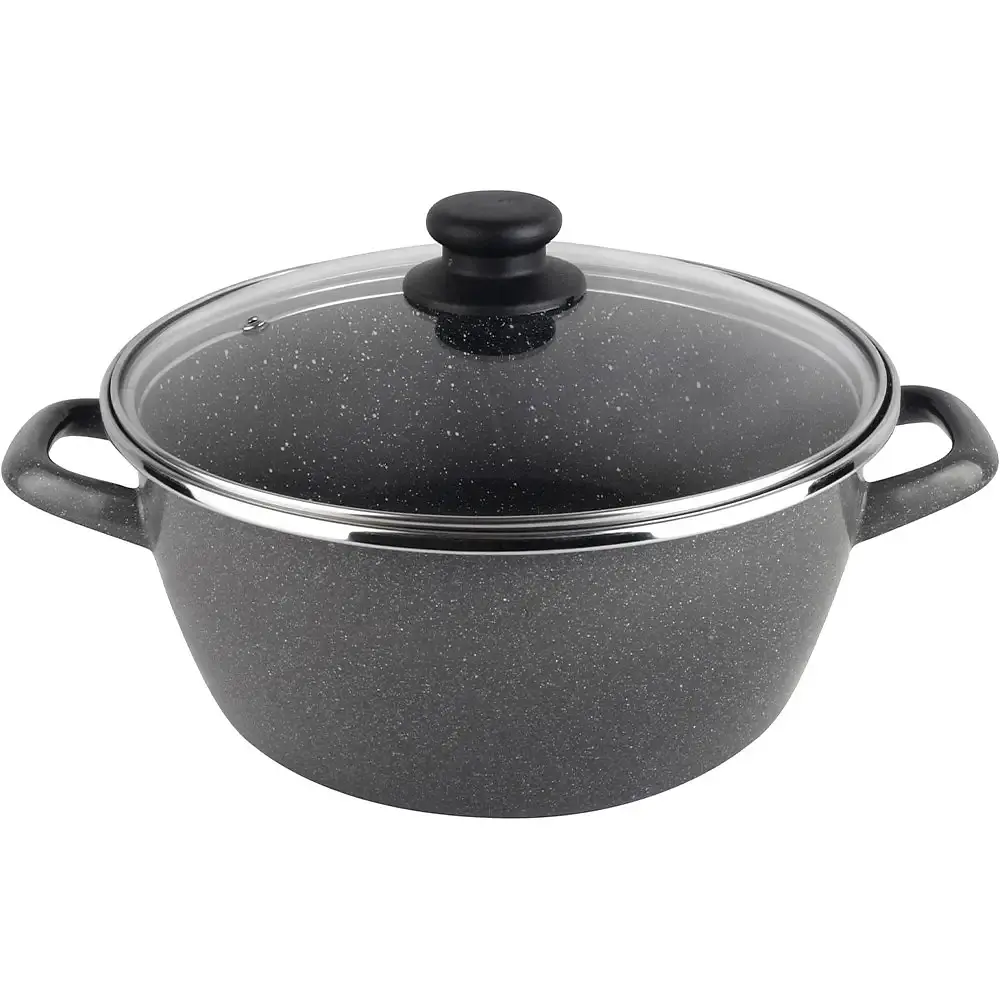 Каструля Vitrinor K2, з кришкою, графітова, 22 см, 2,5 л (2108026)