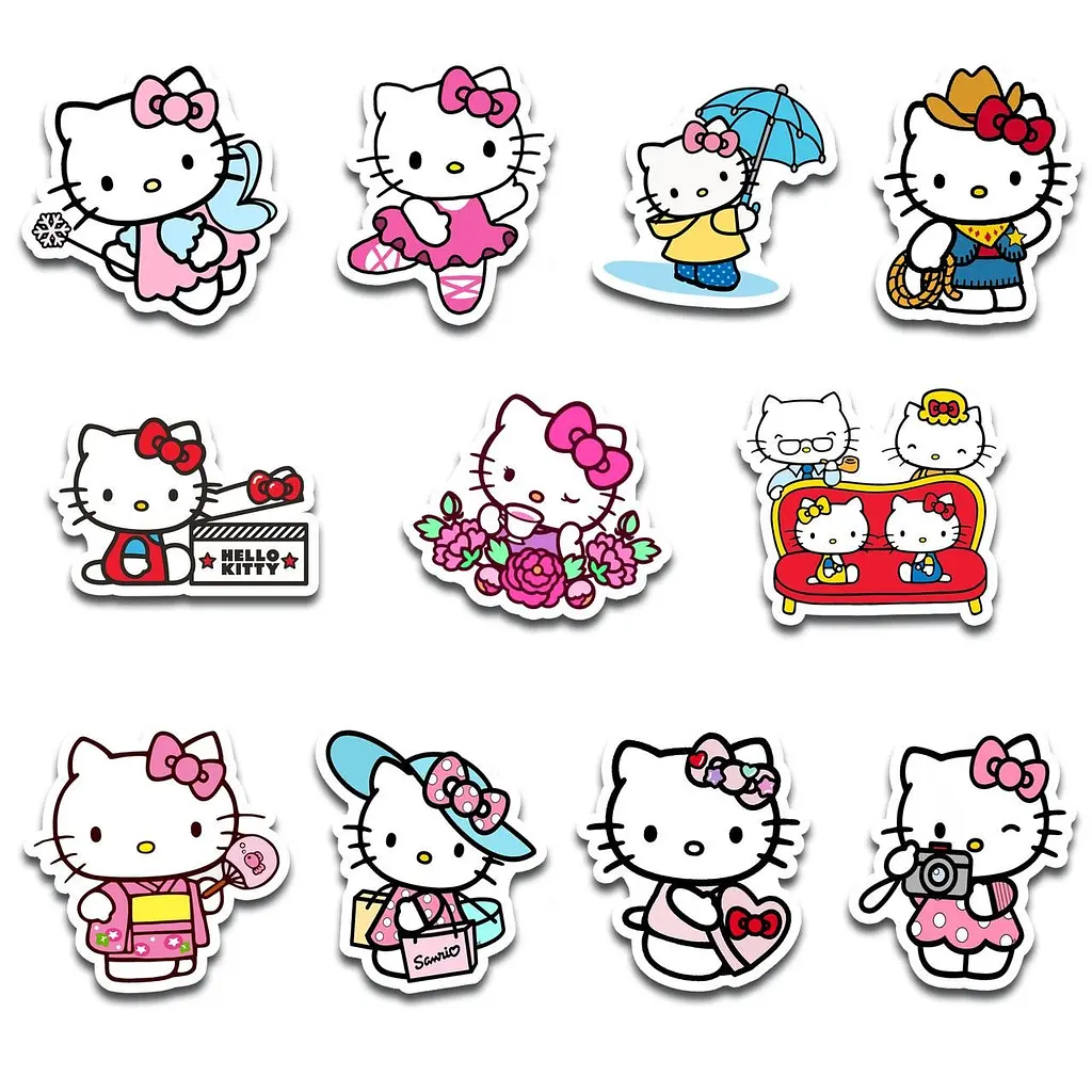 Стикерпак GeekLand Hello Kitty 45 штук (SP HK 01) - фото 2