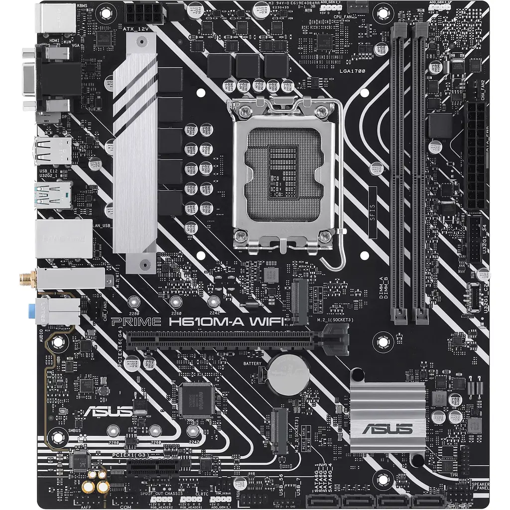 Материнська плата Asus Prime H610M-A Wi-Fi (90MB1G00-M0EAY0) [147087] - фото 2