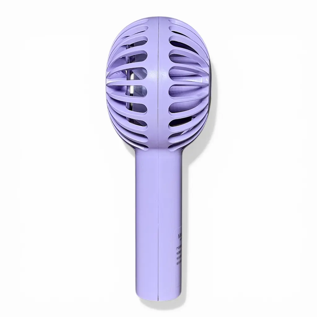 Вентилятор ручний YW-DC03 акумуляторний 3W, Type-C, 3 режими швидкості - Purple - фото 2