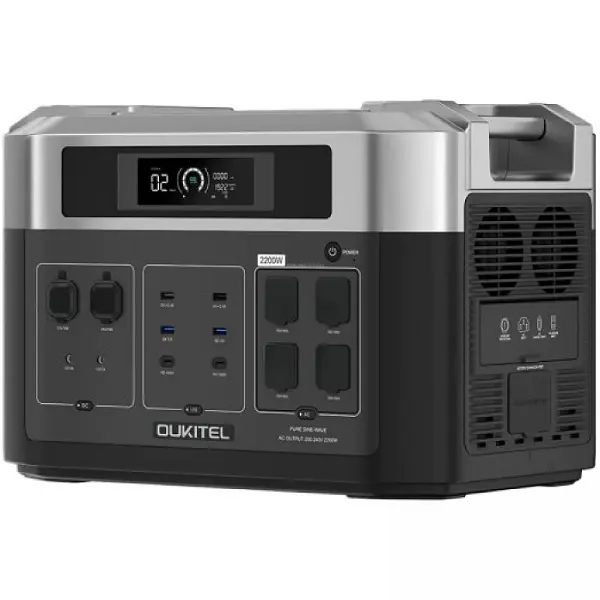 Зарядная станция Oukitel BP2000E 2200Вт + батарея B2000E (4096Вт/ч) EVE LiFePo4 UPS, MPPT - фото 6