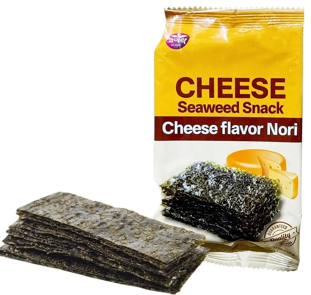 Чіпси Норі Koirak Cheese Seaweed Snack Cheese Flavor 1шт - фото 4
