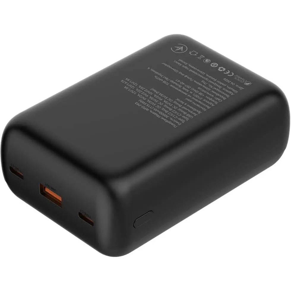 Павербанк ATRIA Black 30 000 mAh / 22.5 Вт (WPD-P93) - фото 2