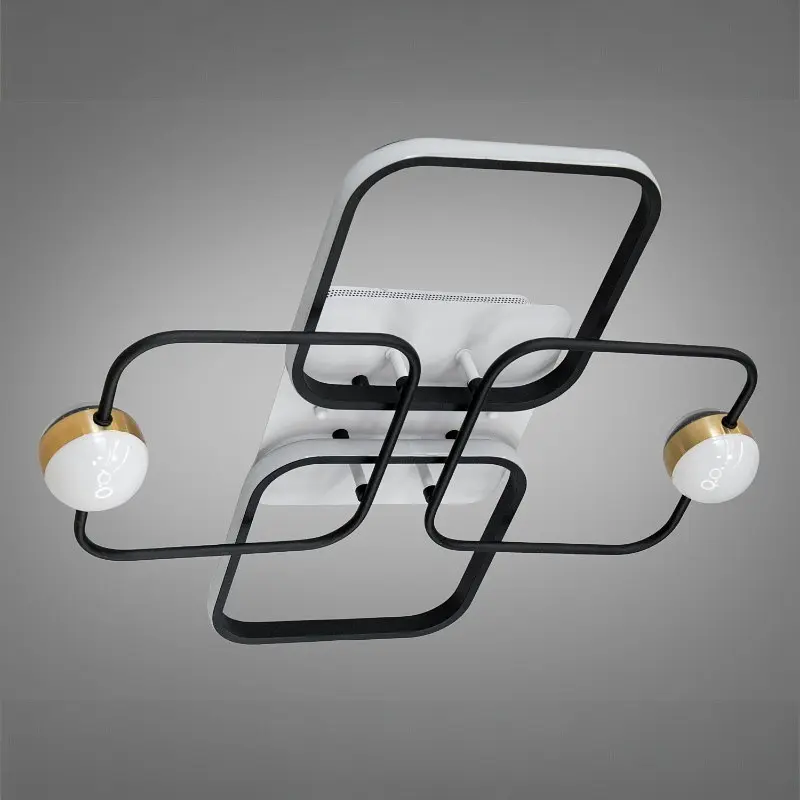 Led люстра з ефектом зоряного неба MX2990-2+2A WH+BK - фото 3