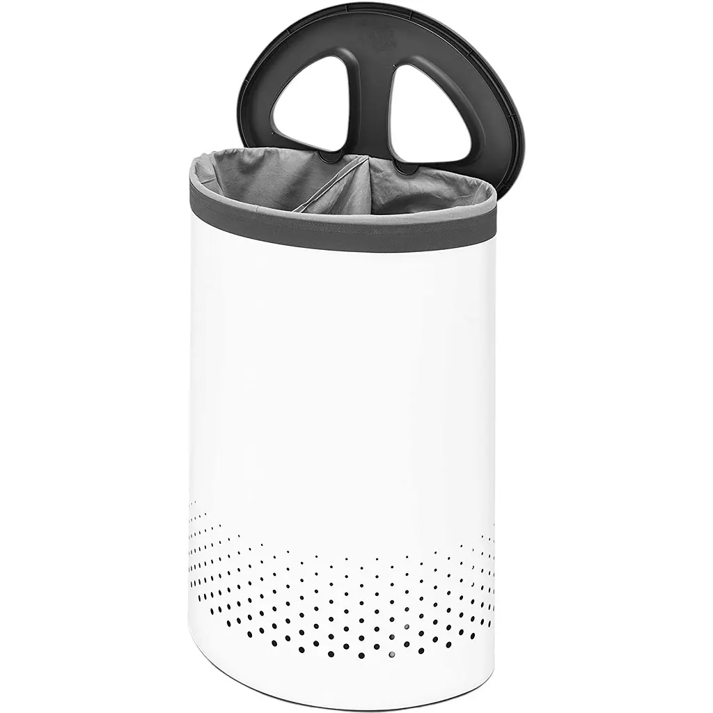 Бак для білизни Brabantia Laundry Bin білий 55 л (304903) - фото 3