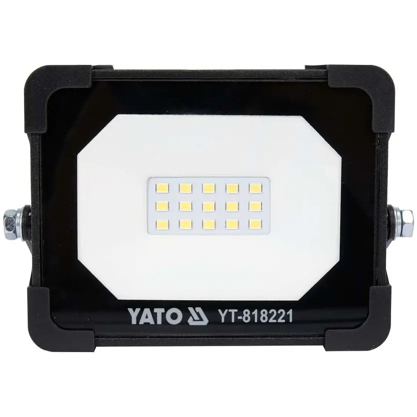 Прожектор Yato SMD LED 10 Вт 230 В 950 Лм 15 діодів 115x98x32 мм чорний (YT-818221) - фото 2