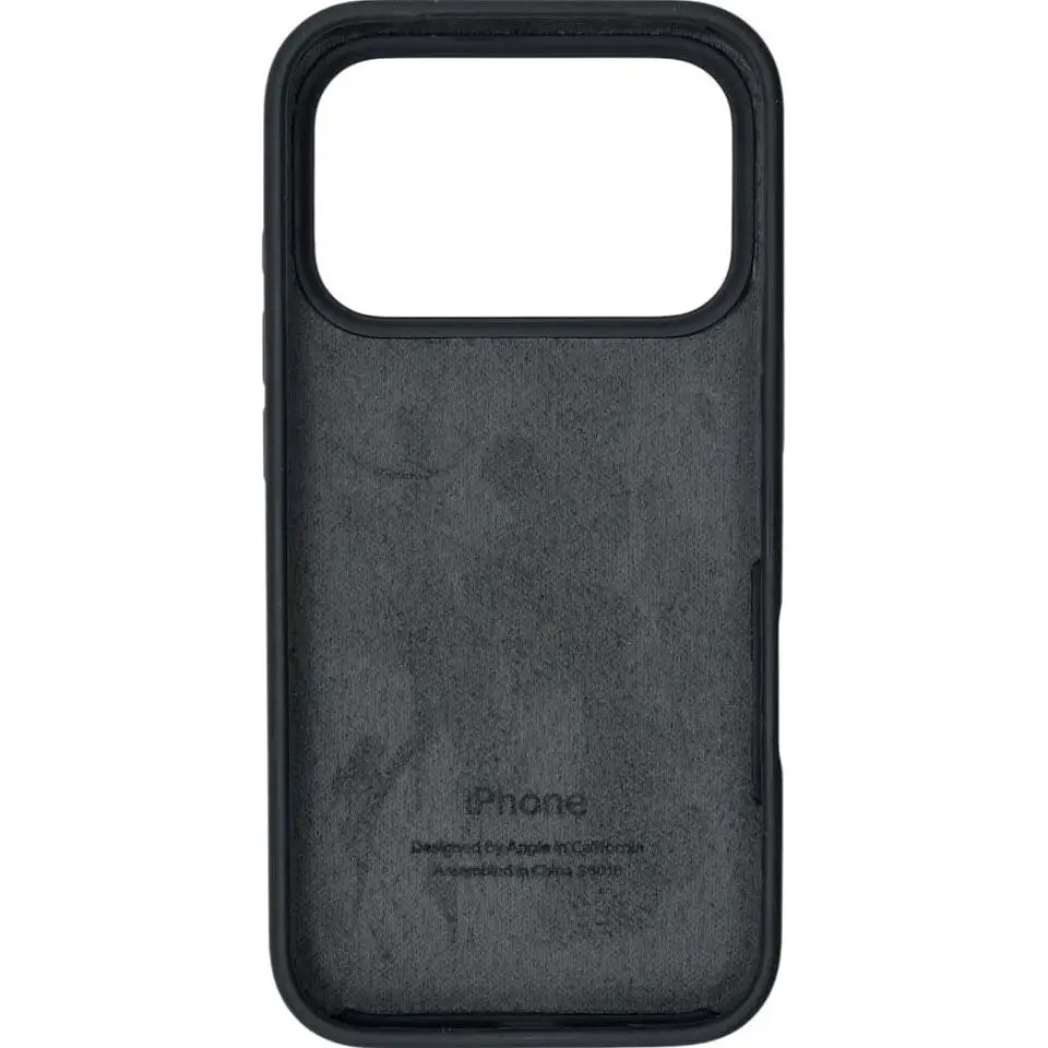 Чохол Silicone Case для Apple iPhone 17 Pro Max Black AA [145147] - фото 2
