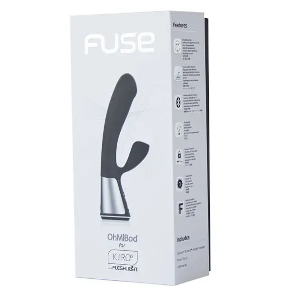 Вибратор-кролик Kiiroo Ohmibod Fuse 18 см черный - фото 4