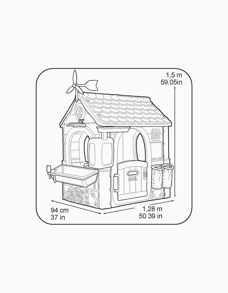 Детский игровой домик Feber Eco House (13004) - фото 8