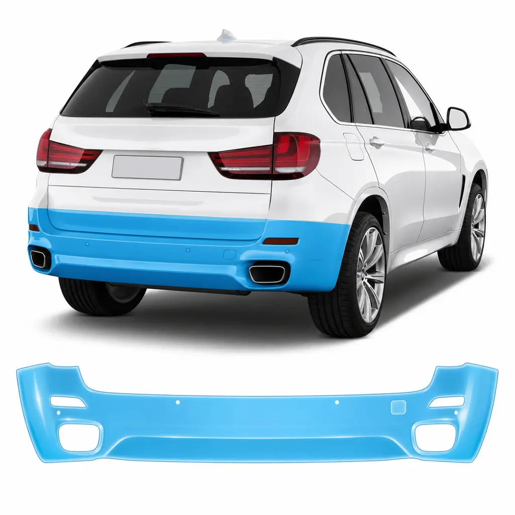 Антигравійна захисна бронеплівка за лекалами для BMW X5 F15 2013-2018 - задній бампер