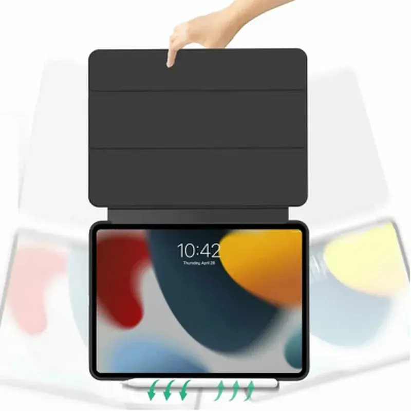 Чохол до планшета BeCover Tri Fold Soft TPU Silicone Apple iPad Pro 13" M4 2024 Black (711750) - фото 2