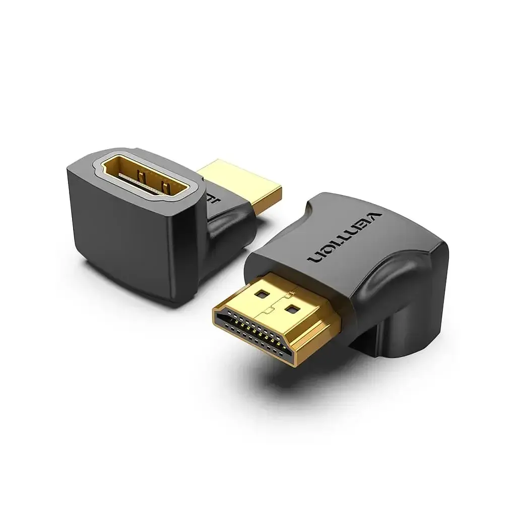 Перехідник HDMI F to HDMI M 270° 4K 60Hz PVC Vention (AINB0)