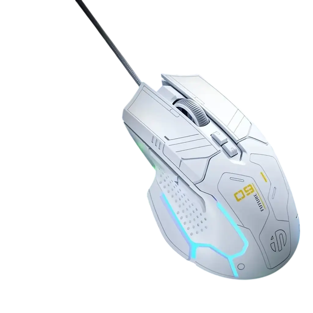 Миша INPHIC PG9 RGB White - фото 3