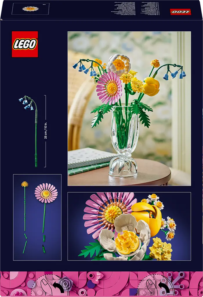 Конструктор LEGO Botanicals Мініатюрний сонячний букет 373 деталі (10347) - фото 4