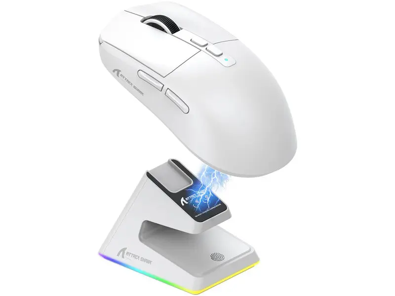 Миша Attack Shark X6 White