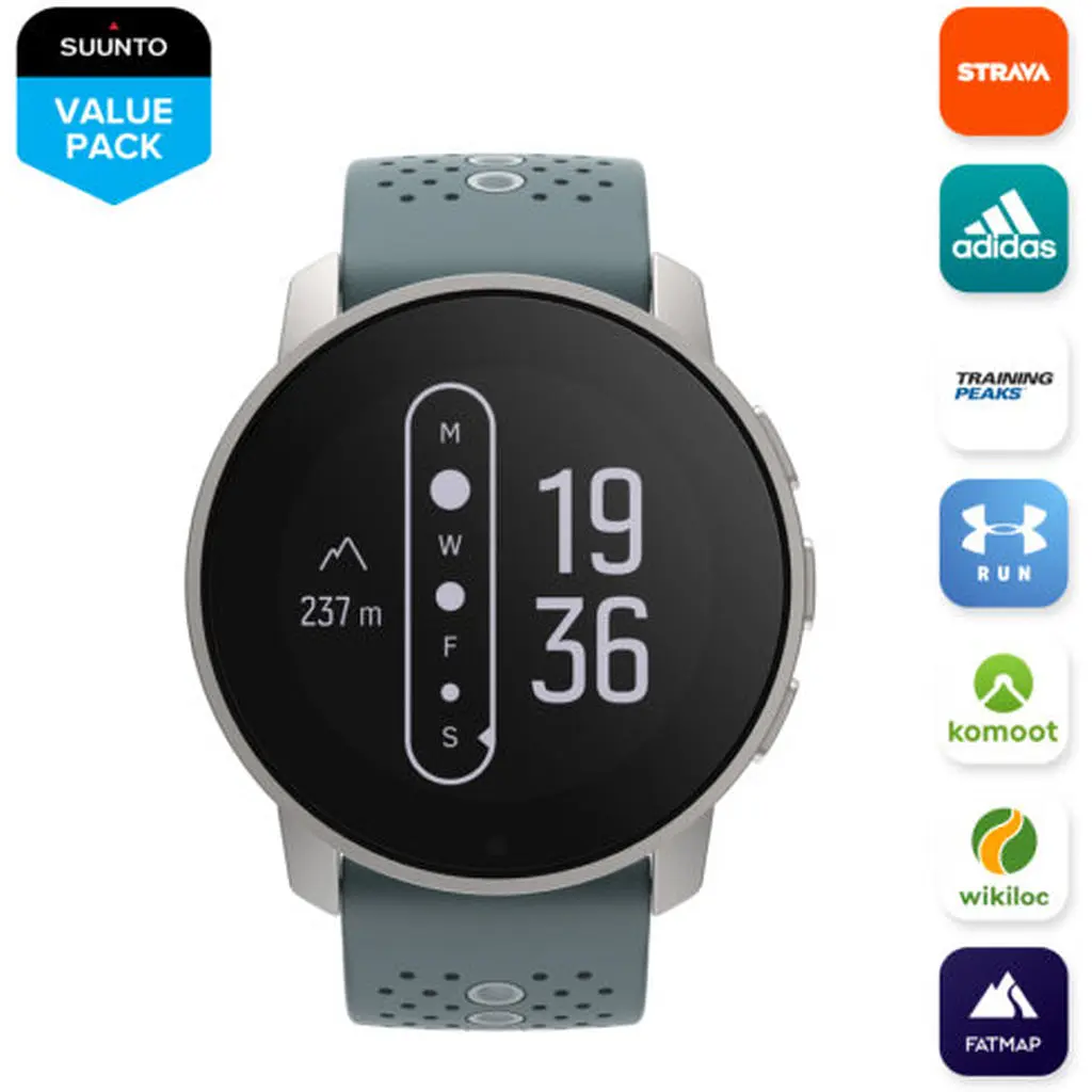 Розумний годинник Suunto 9 Peak Moss Gray (SS050524000) - фото 8