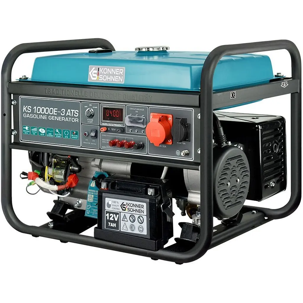 Генератор бензиновий Konner&Sohnen KS 10000E-3 ATS [116989] - фото 2