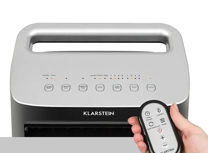 Мобільний кондиціонер-вентилятор Klarstein Coldplayer 4в1 (10034673) - фото 6