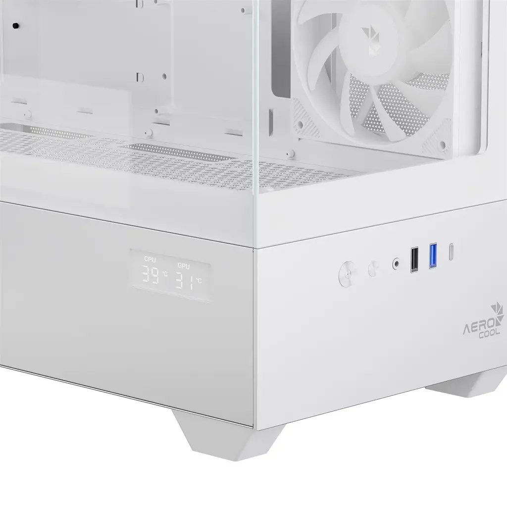 Корпус для ПК AeroCool P500D Digi-G-WT-v1 White (ACCM-PN07033.21) - фото 7