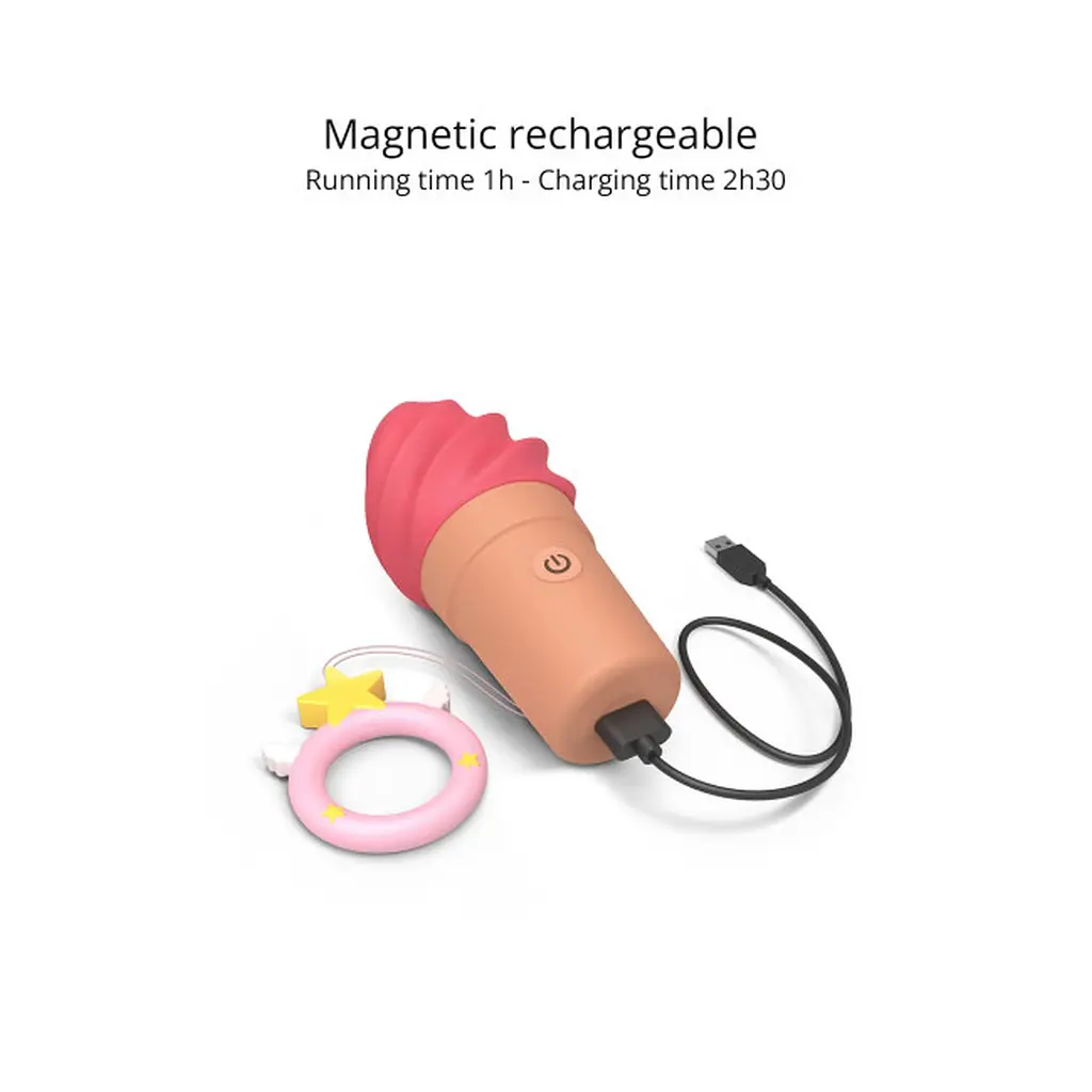 Вибратор для клитора Love To Love Candice 9.6 см красный - фото 5