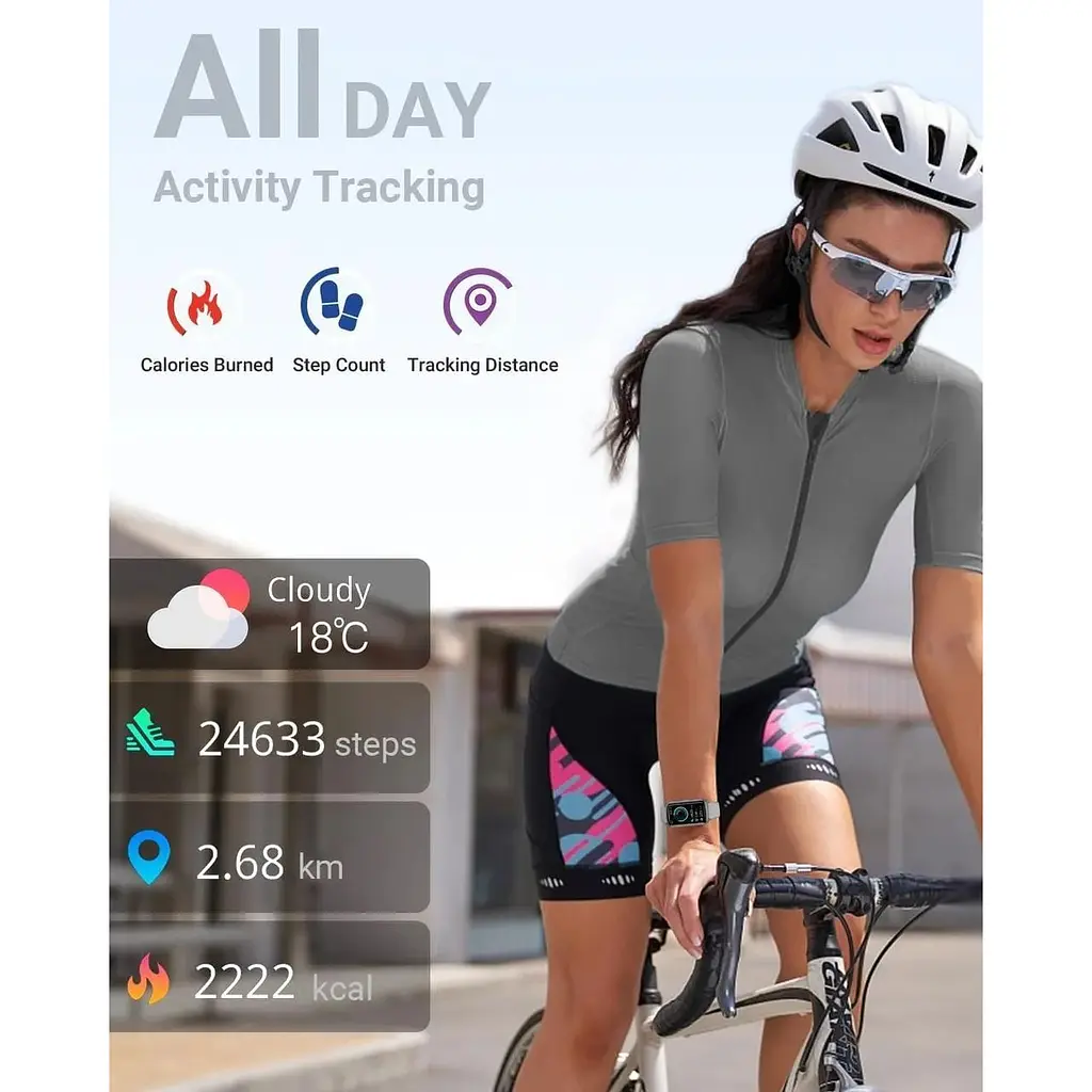 Фітнес-трекер серцевого ритму 24/7 водонепроникний - фото 5