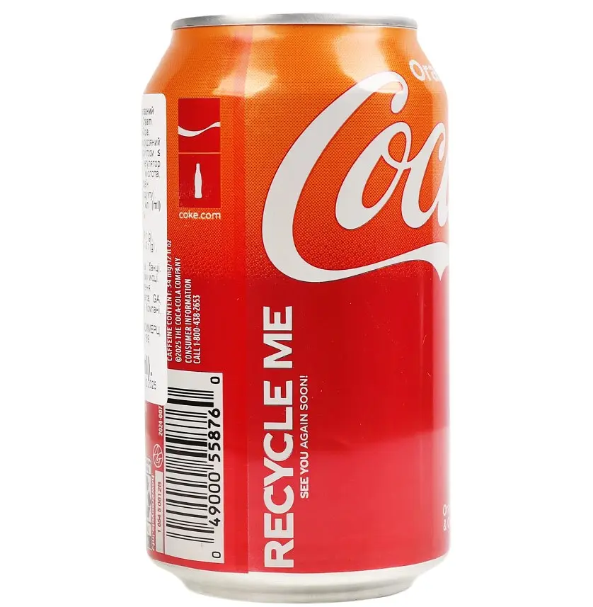 Напиток Coca-Cola Orange Cream газированный 0.355 л - фото 2