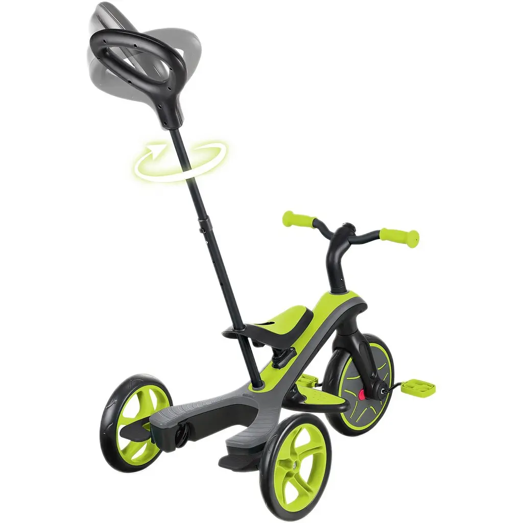 Велосипед триколісний Globber Explorer Trike 4 в 1 зелений (632-106-3) - фото 3
