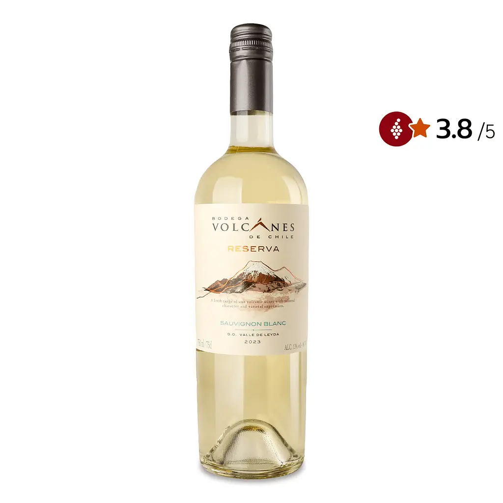 Вино Bodega Volcanes de Chile Reserva Sauvig Blanc 13% сухое белое 0.75 л - фото 2