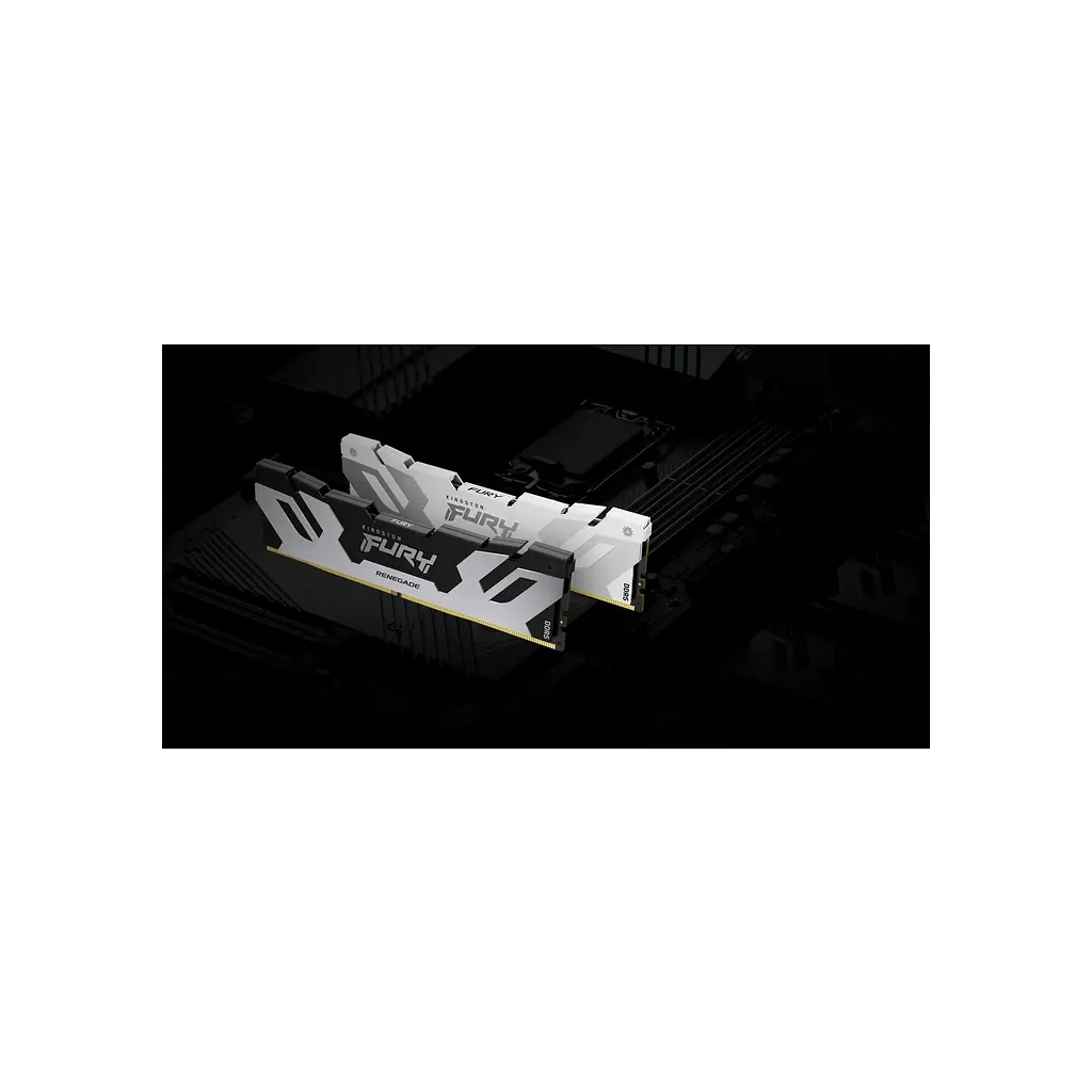 Модуль пам'яті для комп'ютера DDR5 32GB (2x16GB) 8000 MHz Renegade White Kingston Fury (ex.HyperX) (KF580C38RWK2-32) - фото 9