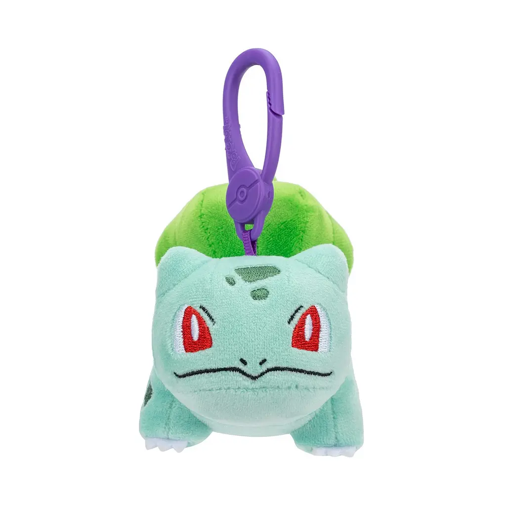 Мягкая игрушка Jazwares на клипсе Pokemon – Бульбазавр W11 - фото 2